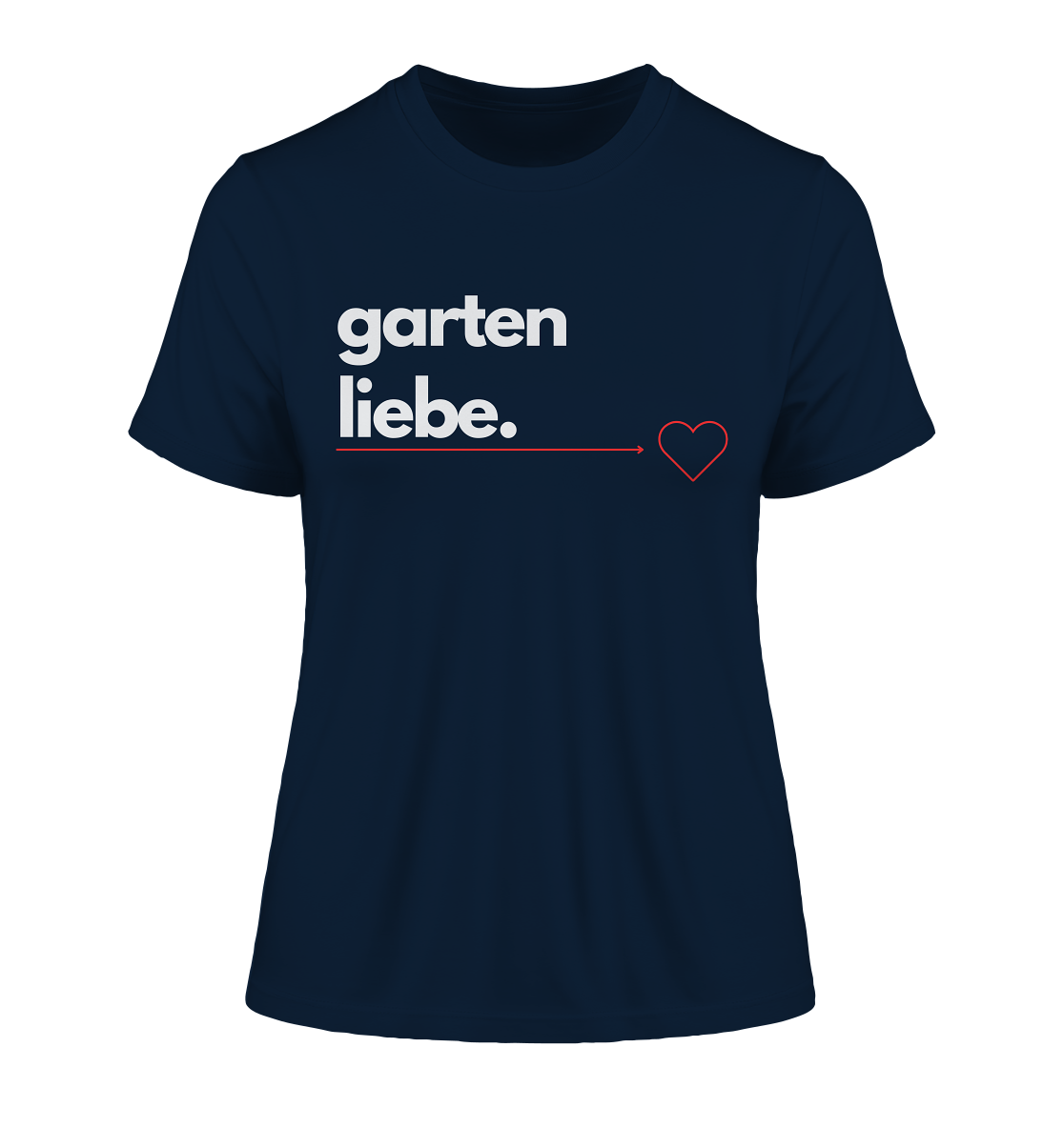 Gartenliebe Herz - Damen Bio Premium T-Shirt