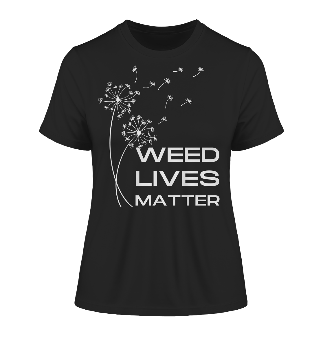 Weed lives matter Pusteblume - Damen Bio Premium T-Shirt